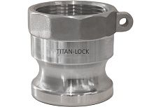 Камлок тип A TITAN LOCK серия EcoLine ниппель, внутренняя резьба BSP 2 1/2, AISI304, TL250ASS-EL