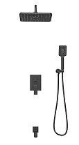 Душевой набор Grossman Classic 501.K35.04.210 черный матовый