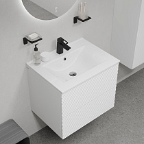 Тумба с раковиной Iddis Bild 60 см белый BIL60W0i95K