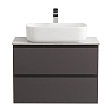 Мебель для ванной BelBagno Kraft 60 см со столешницей, эмаль, Темно-серый матовый