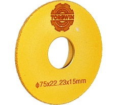 Фреза алмазная кромочная по камню 75х22.2х15 мм TORGWIN T1104866