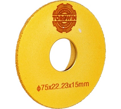 Фреза алмазная кромочная по камню 75х22.2х15 мм TORGWIN T1104866