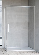 Душевой уголок Vincea Slim Soft VSR-1SS9012CLBN 120x90 брашированный никель, прозрачный