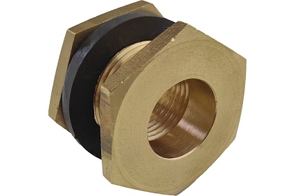 Штуцер для врезки в бочку 1/2" ВР х 3/4" НР HG 1896219