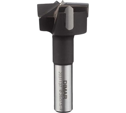 Сверло чашечное правое 26x55.5 мм, L57.5. хвостовик 10x26 мм, с лыской Dimar 2031137