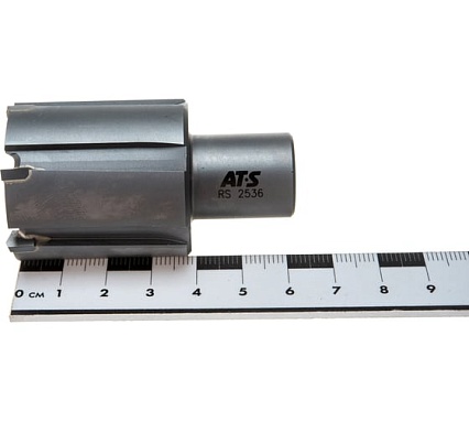 Сверло корончатое TCT для рельсов (36х25 мм; Weldon 19) AT-S RS2536
