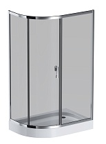 Душевой уголок Am.Pm Like 120x80 тонированный, хром