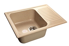 Кухонная мойка GranFest Standart GF-S645L 64 см песочный