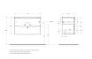 Мебель для ванной BelBagno Marino-Cer-Mini 80 см Rovere Nature Grigio