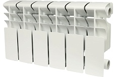 Алюминиевый радиатор Rommer Plus 200 6 секций RAL9016 89989