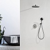 Душевой набор Black&White Gravity GH-9201-GM термостат, оружейная сталь