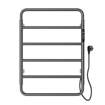Полотенцесушитель электрический Wonzon&Woghand Wismar WW-AL201-GM темный графит