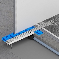 Трап для душа Timo Drain System 900 DS230109/01 90 см, вставка Lines, сатин