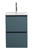 Мебель для ванной BelBagno Uno-Mini 40 см Голубой матовый