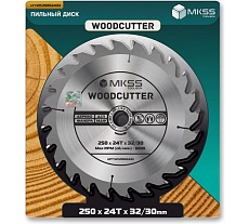 Диск пильный по дереву MKSS Toolbox Woodcutter WC2500 250x24Тх32/30 мм WC25002432