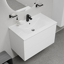 Тумба с раковиной Iddis Bild 80 см белый BIL80W0i95K