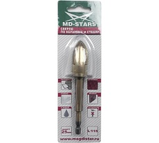 Сверло (25х115 мм) по керамике, стеклу, мрамору, черепице MD-STARS С/25*115