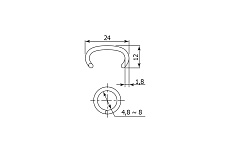 Скобообжимной пистолет AmT C-Ring 4,8 – 8 мм SC7C
