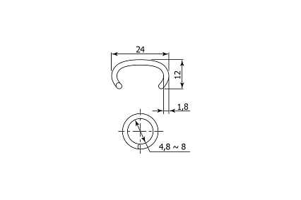 Скобообжимной пистолет AmT C-Ring 4,8 – 8 мм SC7C
