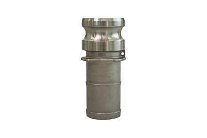 Нержавеющий камлок TITAN LOCK тип E, ниппель с хвостовиком 2 1/2", AISI316 TL250ESS316