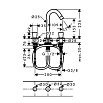 Смеситель для раковины Hansgrohe Logis 71133000, донный клапан