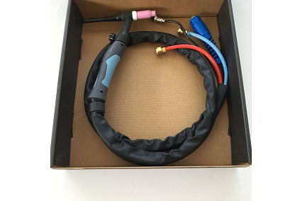 Горелка TIG WP 18FXV (8 м, M16x1.5+2 pin, водяное охлаждение, AC250А/DC350A, 0.5-4.0 мм) Энаргит WP18FXV-8-M16-2P