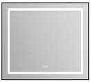 Зеркало BelBagno SPC-KRAFT-885-785-TCH-WARM-NERO 90x80 см антипар, черный в алюминиевой раме