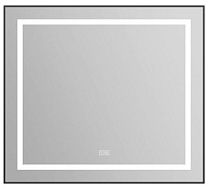 Зеркало BelBagno SPC-KRAFT-885-785-TCH-WARM-NERO 90x80 см антипар, черный в алюминиевой раме