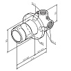 Смеситель для душа Am.Pm X-Joy F85A65600 термостат, хром