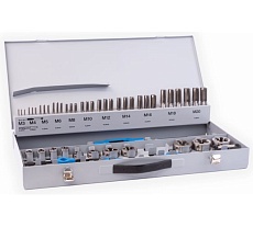 Набор ручных метчиков и плашек GSR M3-M20 DIN 352/223 HSSG 56 предметов 00708090