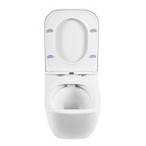 Подвесной унитаз BelBagno Alpina BB10100CHR/SC с сиденьем дюропласт soft close