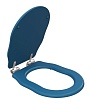 Крышка-сиденье для унитаза Caprigo Boheme KFE-IC-B136 синий/хром