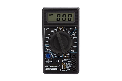 Портативный мультиметр PROCONNECT M830B DT830B 13-3011
