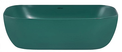 Раковина Abber Rechteck AC2200MBG 46 см матовый темно-зеленый