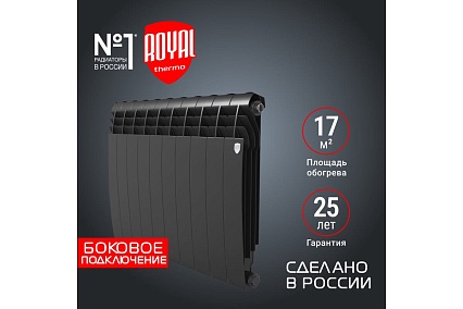 Радиатор Royal Thermo BiLiner 500/NoirSable - 10 секц. НС-1176307