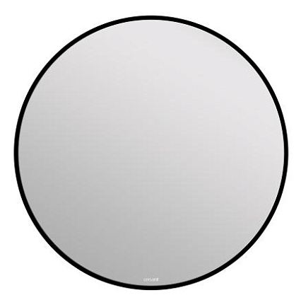 Зеркало Cersanit Eclipse Smart 60x60 см с подсветкой, черный A64146