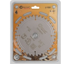 Диск пильный с тефлоновым покрытием по дереву Profi plus 150x1.3/2x20/16/12 мм, 36Т CUTOP 75-15036Т