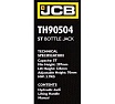 Бутылочный домкрат JCB 5 т, с клапаном, TH90504(58023) JCB-TH90504(58023)