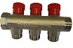 Коллектор с вентилями (вход 3/4"; выходы 1/2") для трубопровода GENERAL FITTINGS 51046-3/4-1/2-HT3