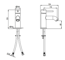 Смеситель для раковины M&Z Ditirambo DRB00208