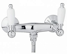 Смеситель для душа Cezares First FIRST-DS-01-Bi хром, белый