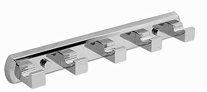 Крючок WasserKRAFT Lippe K-6575, планка 5 крючков