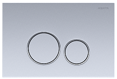 Кнопка смыва Aquatek KDI-0000019 матовый хром