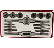 Набор метчиков и плашек М3 - М10, 14 шт. Matrix MASTER 77345