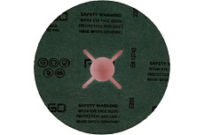 Фибровый шлифовальный круг CR5229 125x22 мм, керамика, P60, 10 шт Interflex 3024602501-10
