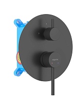 Смеситель для душа Aquatek Европа AQ1346MB черный матовый