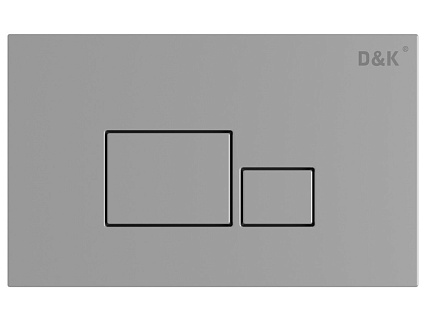 Кнопка смыва D&K Quadro DB1519001 хром