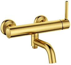 Смеситель для ванны Cezares Eco ECO-VD-BORO брашированное золото