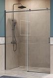 Душевая дверь BelBagno SOFT_CLOSE-2-BF-1-160-C-GM 160x200 прозрачная, оружейная сталь