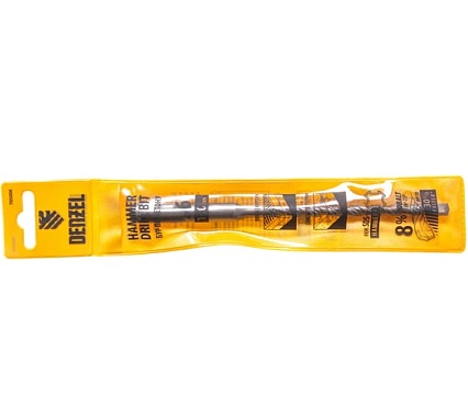 Бур по бетону, двойная спираль, Cobalt W-tip (6x160 мм; SDS PLUS) Denzel 705006